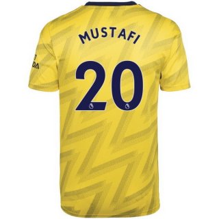 Maillot Arsenal NO.20 Mustafi Exterieur 2019 2020 Jaune Maillot Arsenal NO.20 Mustafi Exterieur 2019 2020 Jaune