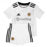 Maillot Wolves Exterieur Enfant 2018 2019 Blanc