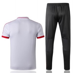 Polo Ensemble Complet Bayern Munich 2018 2019 Blanc Rouge