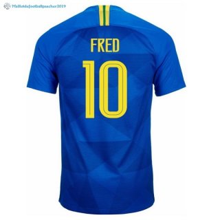 Maillot Brésil Exterieur Fred 2018 Bleu Maillot Brésil Exterieur Fred 2018 Bleu