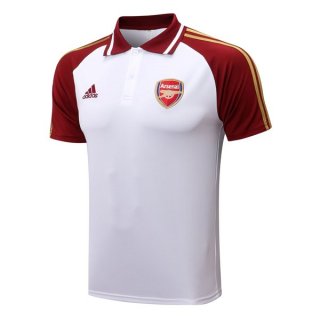 Polo Arsenal 2022 2023 Rouge Blanc Polo Arsenal 2022 2023 Rouge Blanc