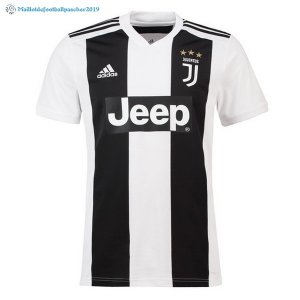 Thailande Maillot Juventus Domicile 2018 2019 Blanc Noir