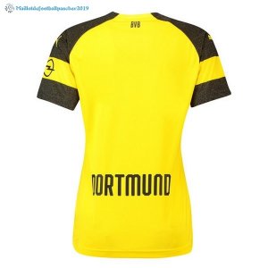 Maillot Borussia Dortmund Domicile Femme 2018 2019 Jaune