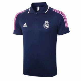 Polo Real Madrid 2020 2021 Bleu Marine Polo Real Madrid 2020 2021 Bleu Marine