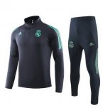 Survetement Real Madrid 2019 2020 Vert Bleu Marine