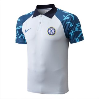 Polo Chelsea 2022 2023 Blanc