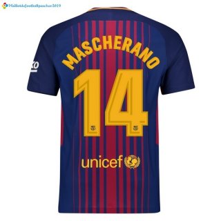 Maillot Barcelona Domicile Mascherano 2017 2018