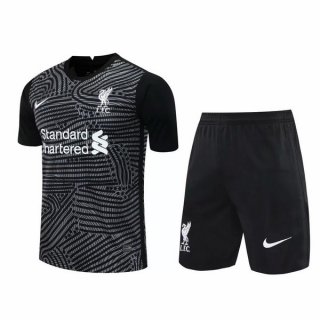 Entrainement Liverpool Ensemble Complet 2020 2021 Gris Noir Entrainement Liverpool Ensemble Complet 2020 2021 Gris Noir