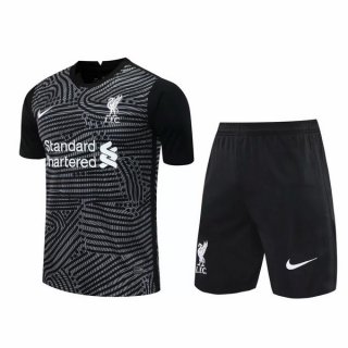 Entrainement Liverpool Ensemble Complet 2020 2021 Gris Noir