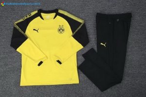 Survetement Borussia Dortmund 2017 2018 Noir Jaune Clair