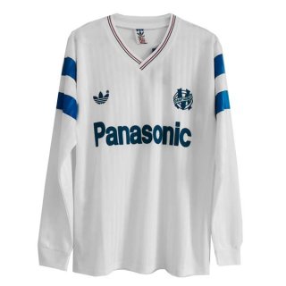 Maillot Marseille Domicile ML Retro 1990 Blanc