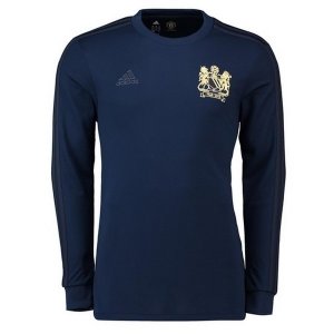 Maillot Manchester United ML Retro 1968 Bleu
