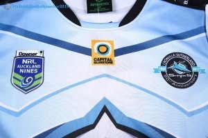 Maillot Rugby Cronulla Sharks Auckland 9's 2017 2018 Bleu