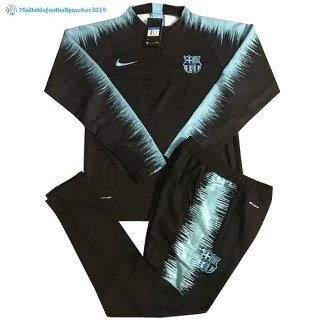 Survetement Barcelona 2018 2019 Bleu Noir Survetement Barcelona 2018 2019 Bleu Noir