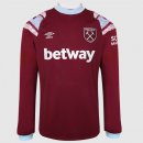 Thailande Maillot West Ham United Domicile ML 2022 2023