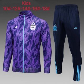 Enfant Survetement Argentine 2023-2024 Purpura Enfant Survetement Argentine 2023-2024 Purpura