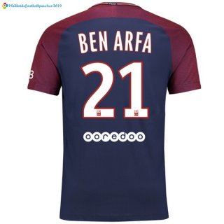 Maillot Paris Saint Germain Domicile Ben Arfa 2017 2018