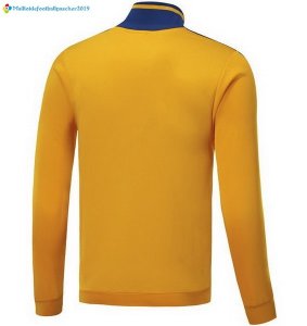 Survetement Juventus 2017 2018 Jaune Bleu