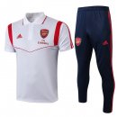 Polo Arsenal Ensemble Complet 2019 2020 Blanc Rouge