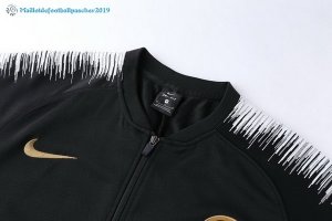 Survetement Paris Saint Germain 2018 2019 Noir Blanc