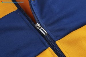 Survetement Juventus 2017 2018 Jaune Bleu