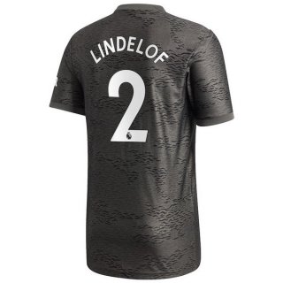 Maillot Manchester United NO.2 Lindelof Exterieur 2020 2021 Noir