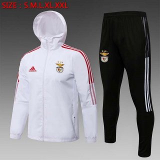 Coupe Vent Benfica Ensemble Complet 2022 Blanc Noir Coupe Vent Benfica Ensemble Complet 2022 Blanc Noir
