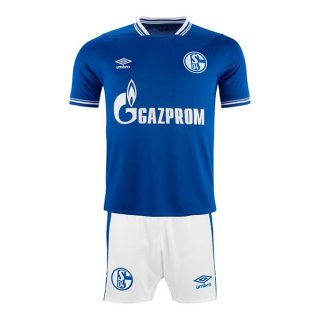 Maillot Schalke 04 Domicile Enfant 2021 2022 Bleu