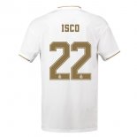 Maillot Real Madrid NO.22 Isco Domicile 2019 2020 Blanc