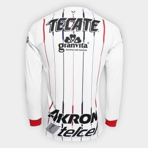 Maillot CD Guadalajara Exterieur ML 2018 2019 Blanc