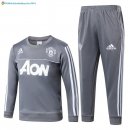 Survetement Manchester United Enfant 2017 2018 Gris