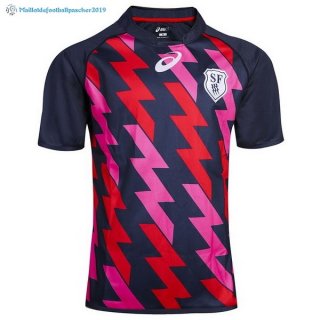 Maillot Rugby Stade Français Paris Domicile 2017 2018 Bleu Maillot Rugby Stade Français Paris Domicile 2017 2018 Bleu
