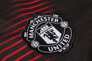 Entrainement Manchester United Ensemble Complet 2018 2019 Rouge Noir