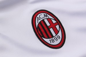 Survetement AC Milan 2018 2019 Blanc Noir