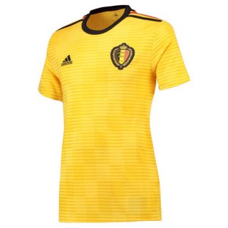 Maillot Belgique Exterieur Femme 2018 Jaune