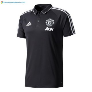 Polo Manchester United 2017 2018 Noir Polo Manchester United 2017 2018 Noir