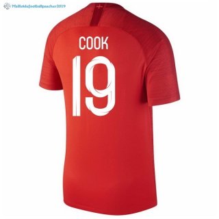 Maillot Angleterre Exterieur Cook 2018 Rouge Maillot Angleterre Exterieur Cook 2018 Rouge