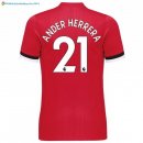 Maillot Manchester United Domicile Ander Herrera 2017 2018