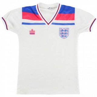 Thailande Maillot Angleterre Domicile Retro 1980 Blanc