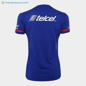 Maillot Cruz Bleu Domicile Femme 2017 2018 Bleu