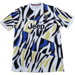 Thailande Maillot Juventus Spécial 2021 2022 Jaune Bleu