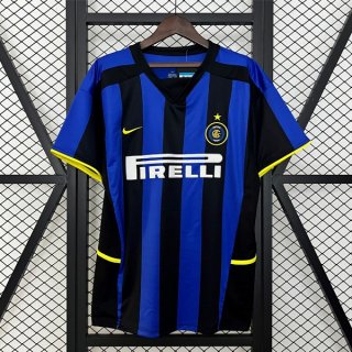 Thailande Maillot Inter Milan Domicile Retro 2002 2003 Thailande Maillot Inter Milan Domicile Retro 2002 2003