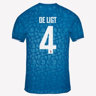 Maillot Juventus NO.4 De Ligt Third 2019 2020 Bleu