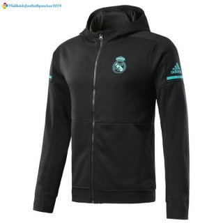 Sweat Shirt Capuche Real Madrid Enfant 2017 2018 Noir