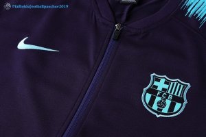 Survetement Barcelona 2018 2019 Noir Bleu