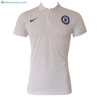Polo Chelsea 2017 2018 Blanc Polo Chelsea 2017 2018 Blanc