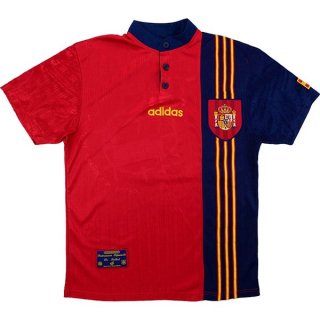 Thailande Maillot Espagne Replica Domicile Retro 1996 Rouge Thailande Maillot Espagne Replica Domicile Retro 1996 Rouge