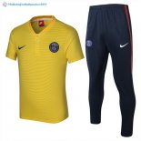 Polo Paris Saint Germain Ensemble Complet 2017 2018 Jaune