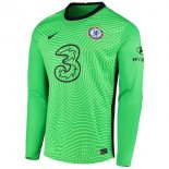 Thailande Maillot Chelsea ML Gardien 2020 2021 Vert