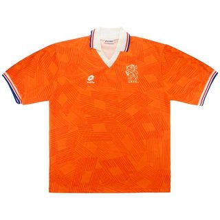 Maillot Pays-Bas Domicile Retro 1991 1992 Orange